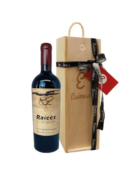 Cabernet Sauvignon, Premium, Raíces, Viña Las Pitras, con caja