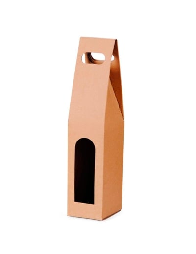 Caja de Cartón para 1 botella, Microcorrugado - 1