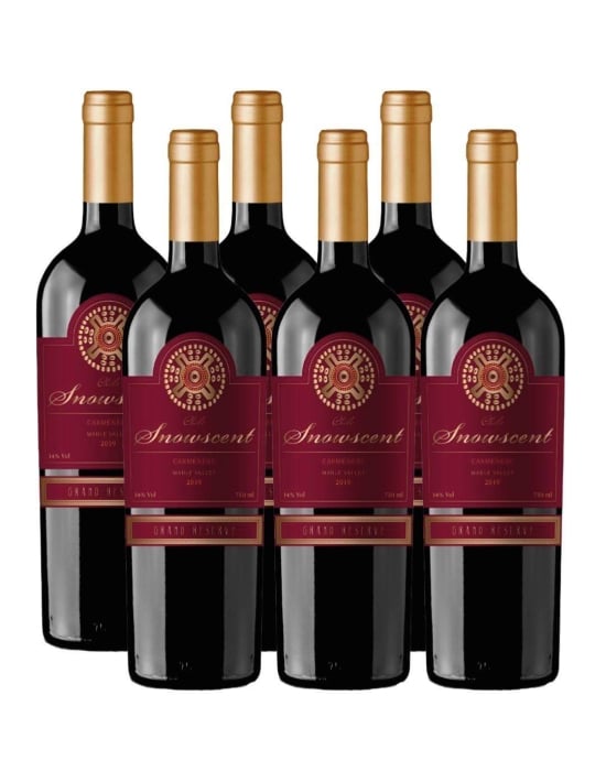 Pack 6 Carmenere, Gran Reserva, Snowcent