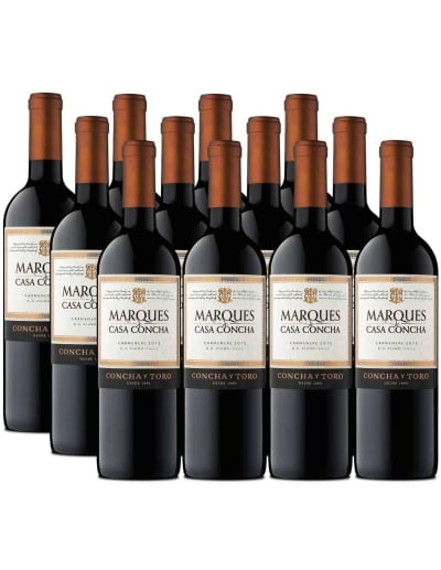 Pack 12 Carmenere, Marques de Casa Concha, Viña Concha y Toro