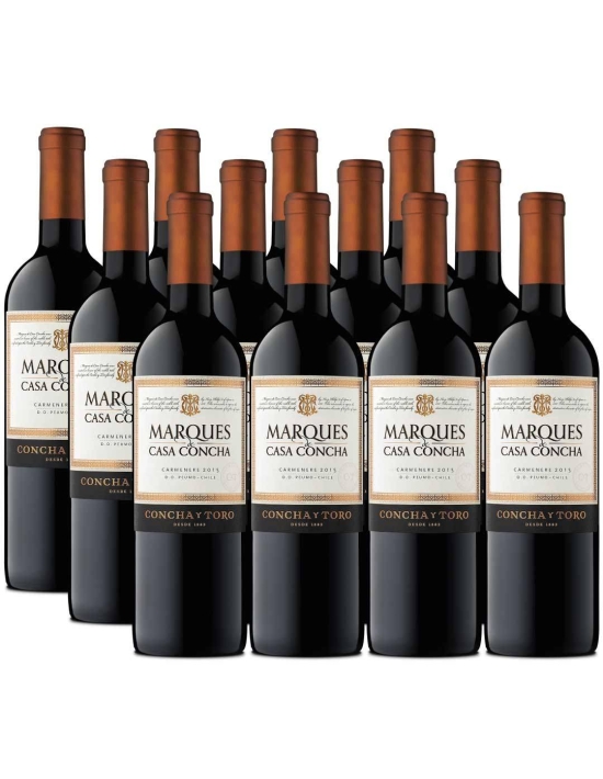 Pack 12 Carmenere, Marques de Casa Concha, Viña Concha y Toro