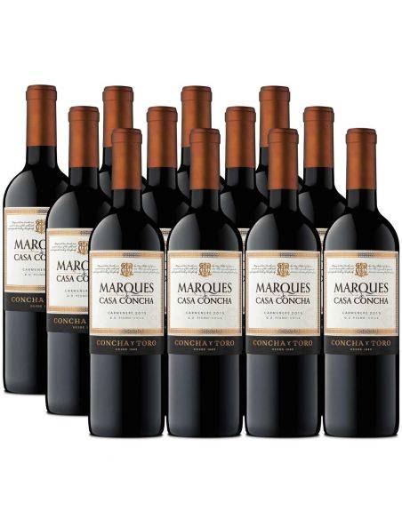 Pack 12 Carmenere, Marques de Casa Concha, Viña Concha y Toro