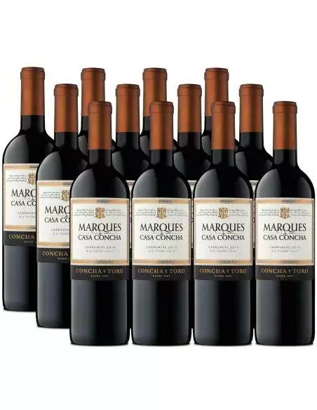 Pack 12 Carmenere, Marques de Casa Concha, Viña Concha y Toro