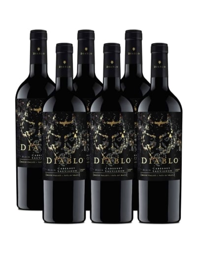 Pack 6 Cabernet Sauvignon, Gran Reserva, Diablo Black