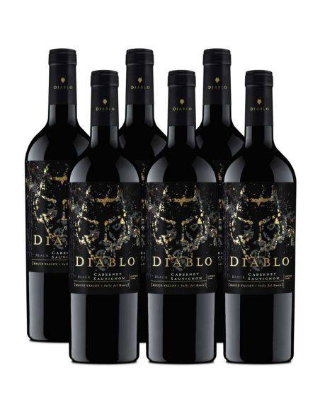 Pack 6 Cabernet Sauvignon, Gran Reserva, Diablo Black