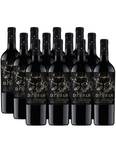 Pack 12 Cabernet Sauvignon, Gran Reserva, Diablo Black