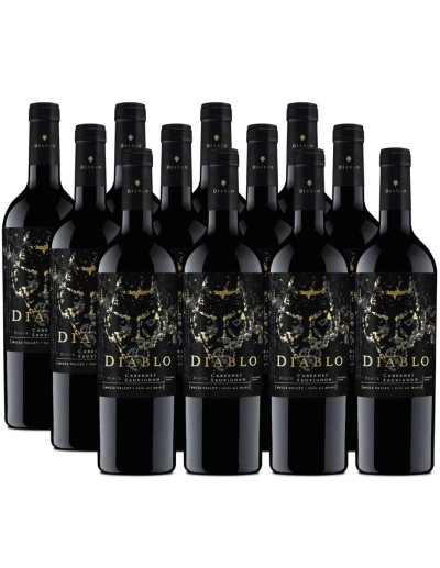 Pack 12 Cabernet Sauvignon, Gran Reserva, Diablo Black