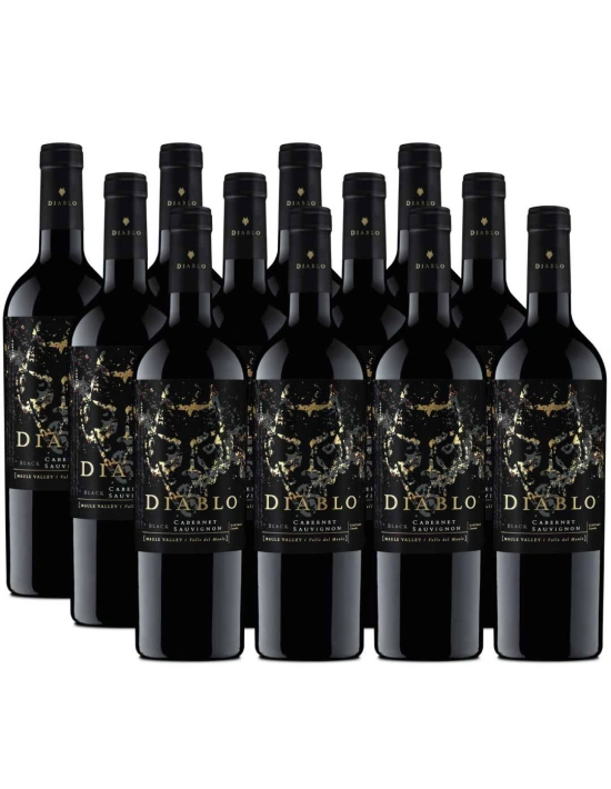 Pack 12 Cabernet Sauvignon, Gran Reserva, Diablo Black