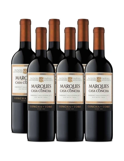 Pack 6 Cabernet sauvignon, Marques de Casa Concha, Viña Concha y Toro