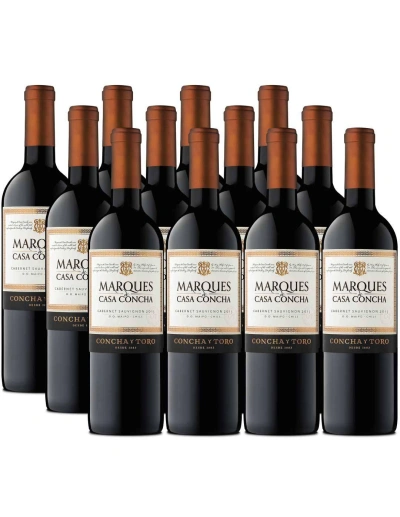 Pack 12 Cabernet sauvignon, Marques de Casa Concha, Viña Concha y Toro
