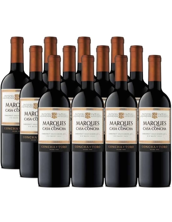 Pack 12 Cabernet sauvignon, Marques de Casa Concha, Viña Concha y Toro