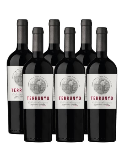 Pack 6 vinos Cabernet Sauvignon, Terrunyo, Viña Concha y Toro