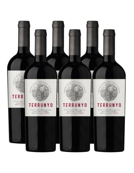 Pack 6 vinos Cabernet Sauvignon, Terrunyo, Viña Concha y Toro