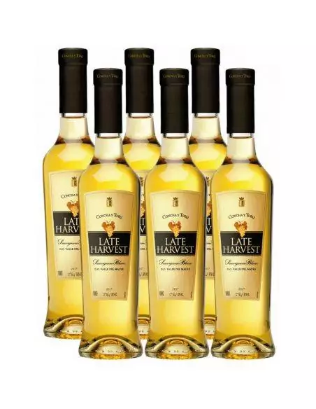 Pack 6 vinos Late Harvest, 375 cc, Viña Concha y Toro