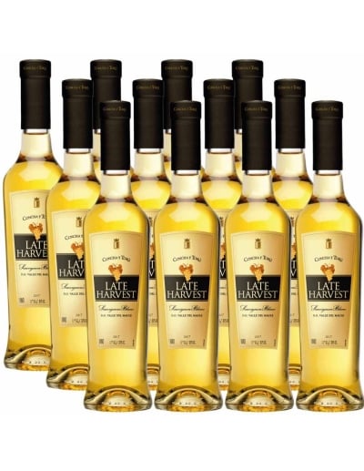 Pack 12 vinos Late Harvest, 375 cc, Viña Concha y Toro