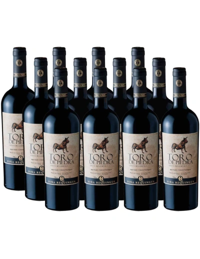 Pack 12 Petit Verdot/Cabernet Sauvignon, Toro de Piedra, Gran Reserva, Viña Requingua