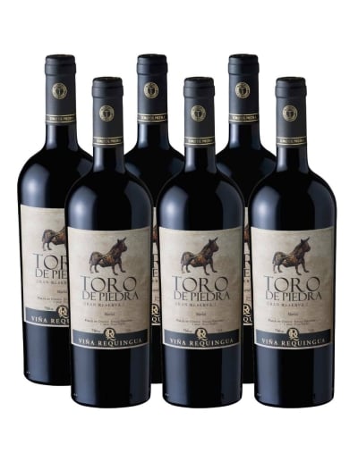 Pack 6 Merlot, Gran Reserva, Toro de Piedra