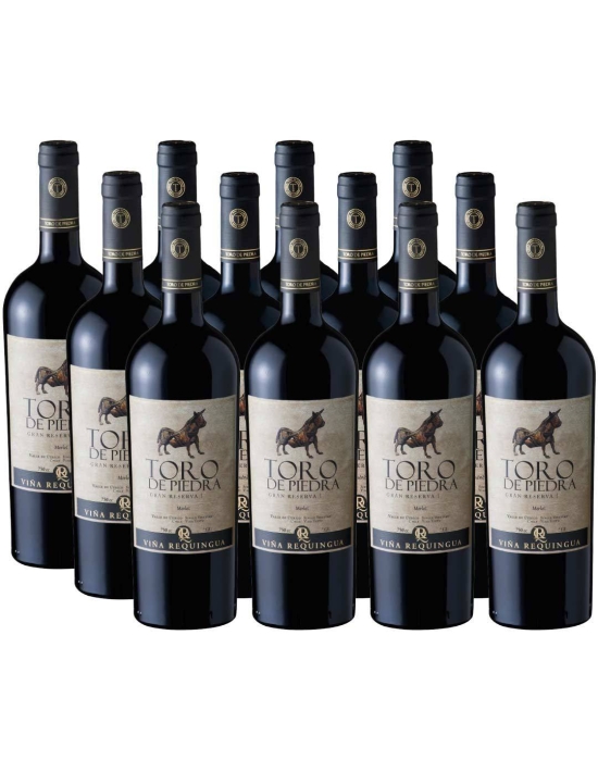 Pack 12 Merlot, Gran Reserva, Toro de Piedra