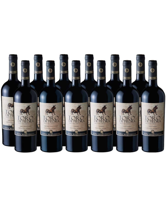 Pack 12 bot Mix Toro de Piedra, Viña Requingua