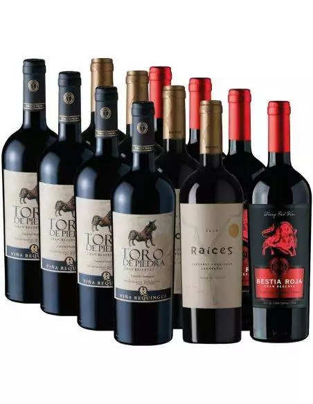 Pack 12 bot, Toro de Piedra, Bestia roja, Las Pitras