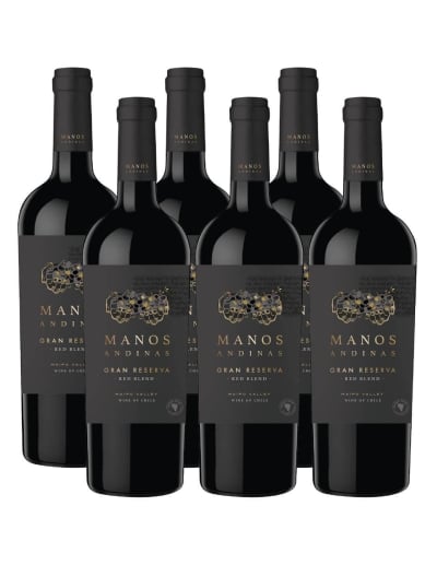 Pack 6 Ensamblaje, Gran Reserva, Manos Andinas, Trasiego Wines