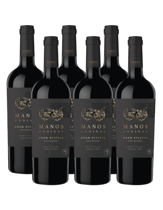 Pack 6 Ensamblaje, Gran Reserva, Manos Andinas, Trasiego Wines