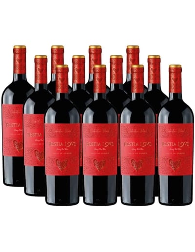 Pack 12 Bestia Love, Red Blend, Gran Reserva, Bestia Wines