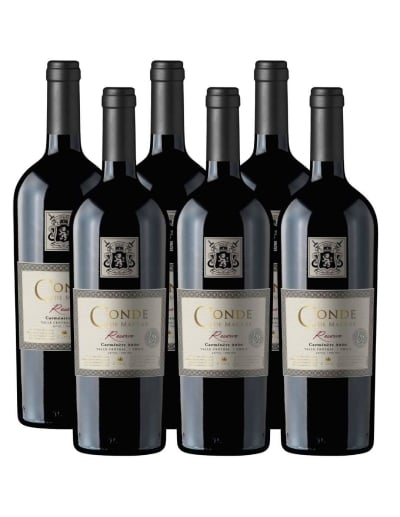 Pack 6 Carmenere, Reserva, Conde de Marras