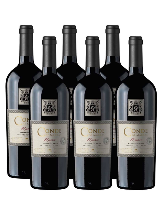 Pack 6 Carmenere, Reserva, Conde de Marras