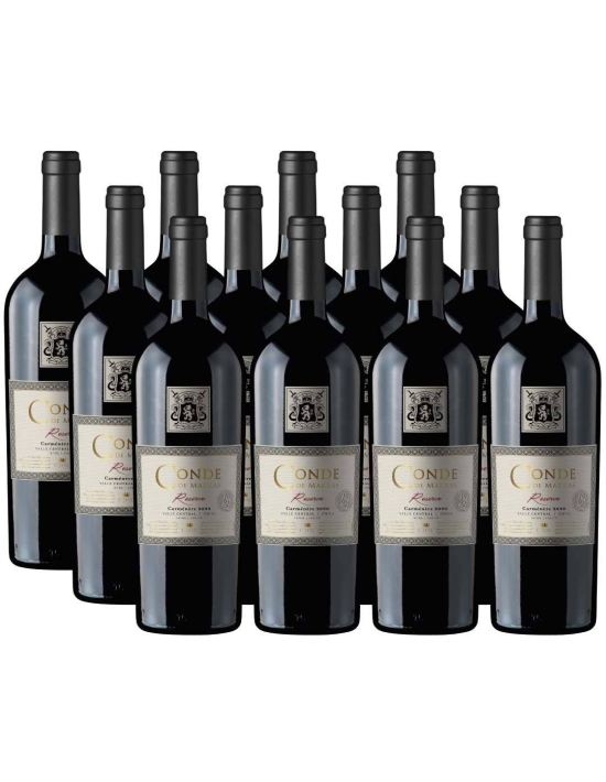 Pack 12 Carmenere, Reserva, Conde de Marras