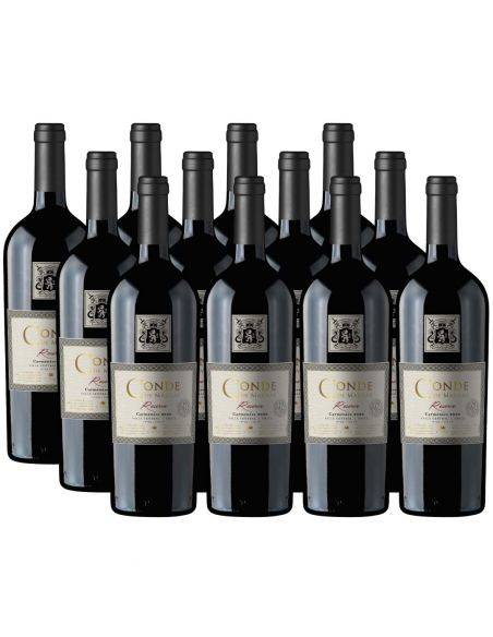 Pack 12 Carmenere, Reserva, Conde de Marras