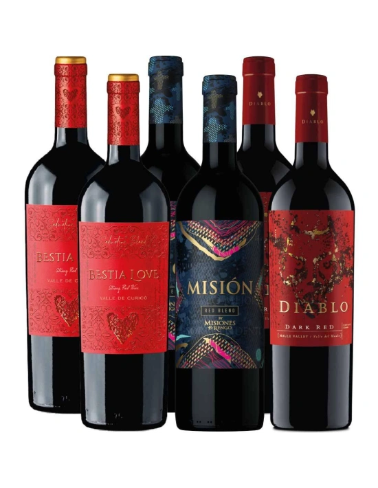 Pack 6 Mix Ensamblaje Reserva Diablo, Misión y Bestia Love