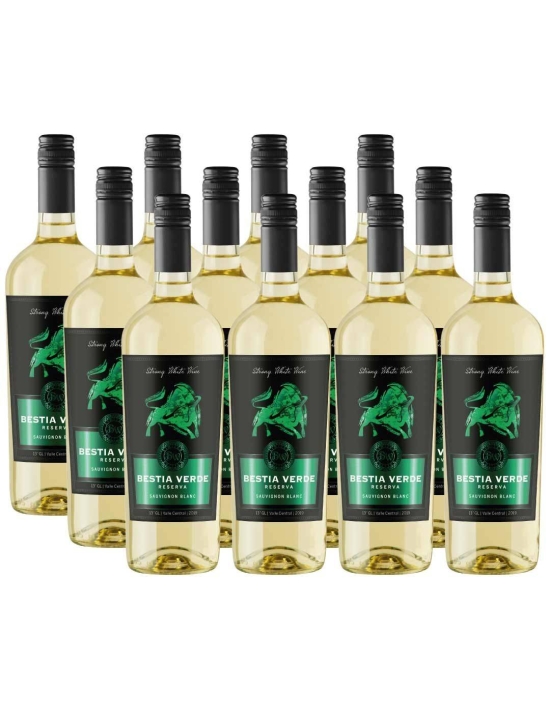 Pack 12 Sauvignon Blanc, Bestia Verde, Reserva, Bestias Wines