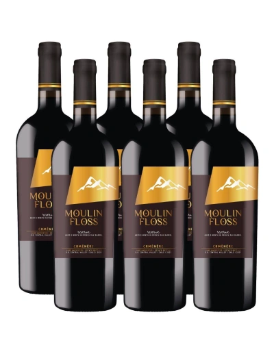 Pack 6 Carmenere, Gran Selección, Reserva, Moulin Floss