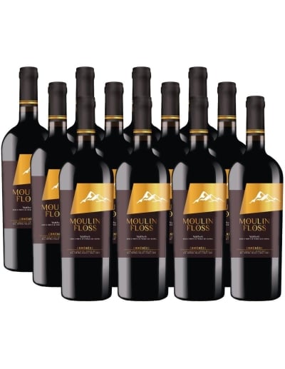Pack 12 Carmenere, Gran Selección, Reserva, Moulin Floss