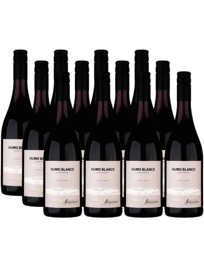 Pack 12 vinos Pinot Noir, Humo Blanco, Viña Francois Lurton