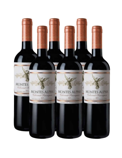 Pack 6 Cabernet Sauvignon, Premiun, Montes Alpha, Viña Montes