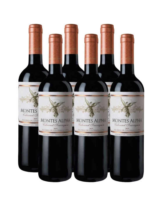 Pack 6 Cabernet Sauvignon, Premiun, Montes Alpha, Viña Montes