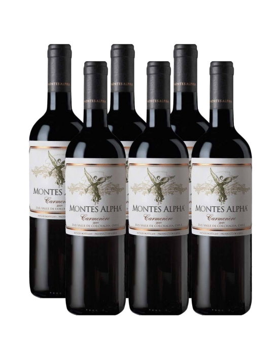 Pack 6 Carmenere, Premiun, Montes Alpha, Viña Montes