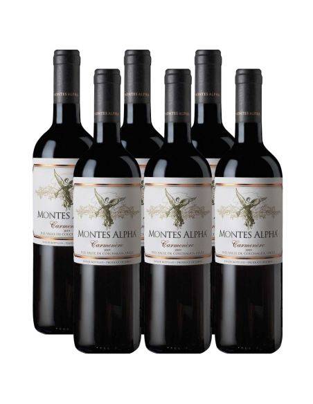 Pack 6 Carmenere, Premiun, Montes Alpha, Viña Montes