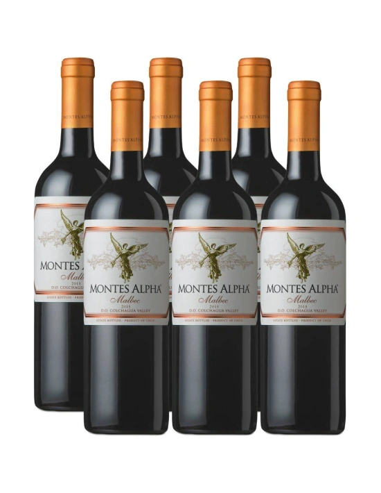 Pack 6 Malbec, Premiun, Montes Alpha, Viña Montes
