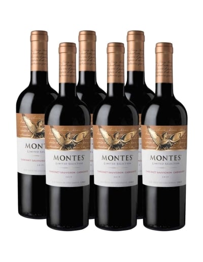 Pack 6 Cabernet Sauvignon/Carmenere, Gran Reserva, Limited Selection, Viña Montes