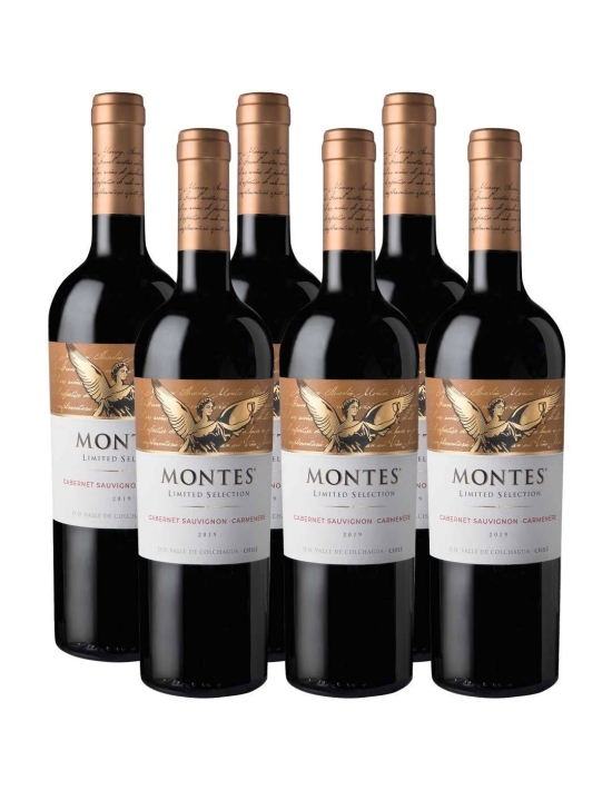 Pack 6 Cabernet Sauvignon/Carmenere, Gran Reserva, Limited Selection, Viña Montes