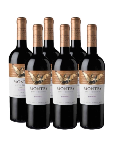 Pack 6 Carmenere, Gran Reserva, Limited Selection, Viña Montes