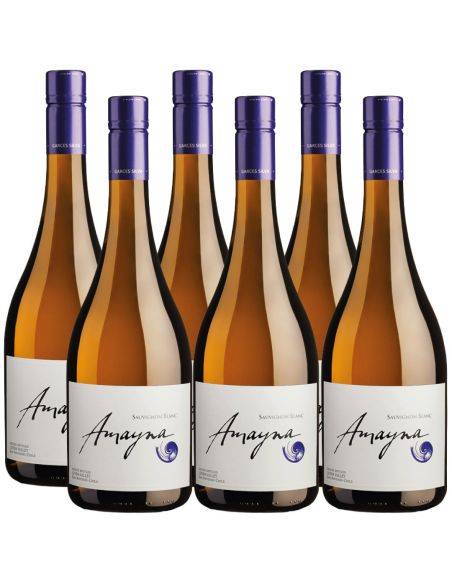 Pack 6 vinos Sauvignon Blanc, Viña Garces Silva, Amayna