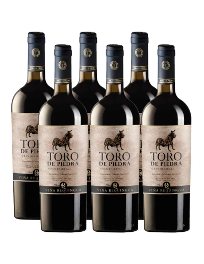 Pack 6 Carmenere/Cabernet Sauvignon, Gran Reserva, Toro de Piedra