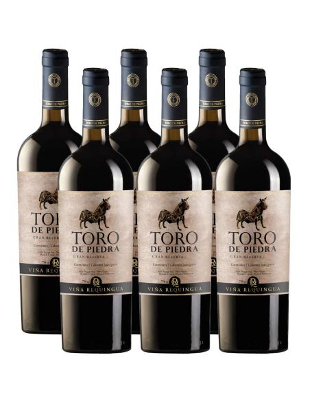 Pack 6 Carmenere/Cabernet Sauvignon, Gran Reserva, Toro de Piedra