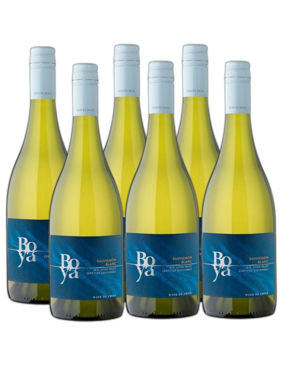 Pack 6 Sauvignon Blanc, Boya, Viña Garces Silva