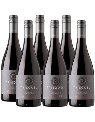 Pack 6 Pinot Noir, Vichuquén Costa, Premium, Trisquel Series