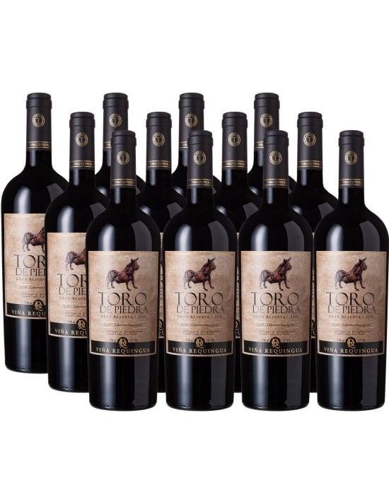Pack 12 Syrah/Cabernet Sauvignon, Toro de Piedra, Gran Reserva